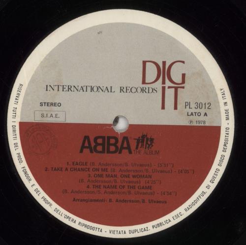Abba ABBA The Album Italian vinyl LP album (LP record) (658242)